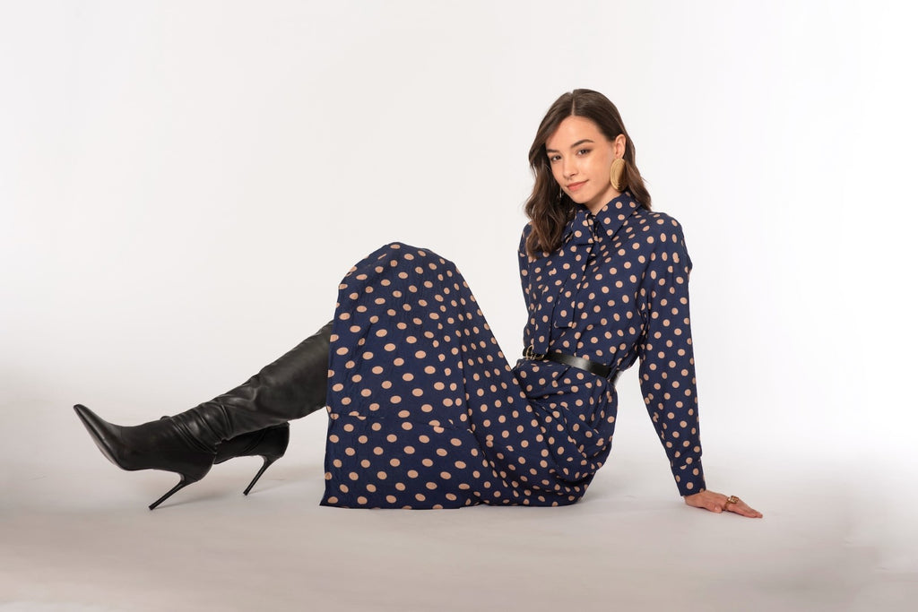 Abito pois con cintura No-Nà