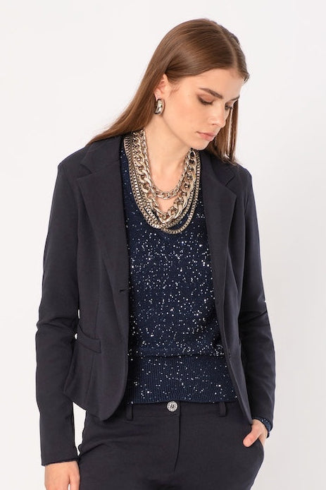 Maglia con micro paillettes No-Nà