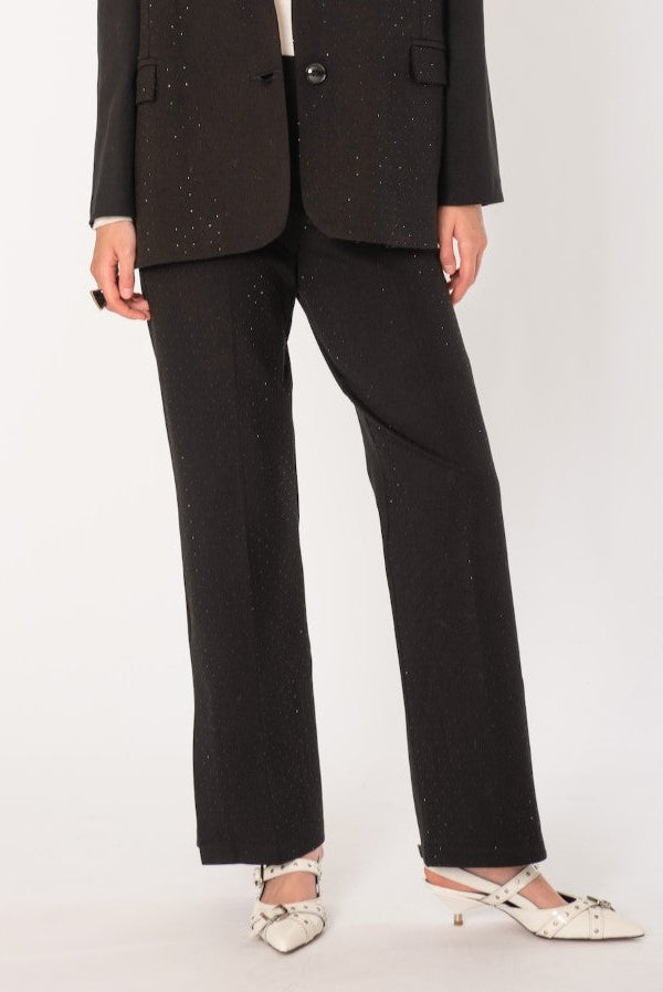 Pantalone elegante con strass No-Nà