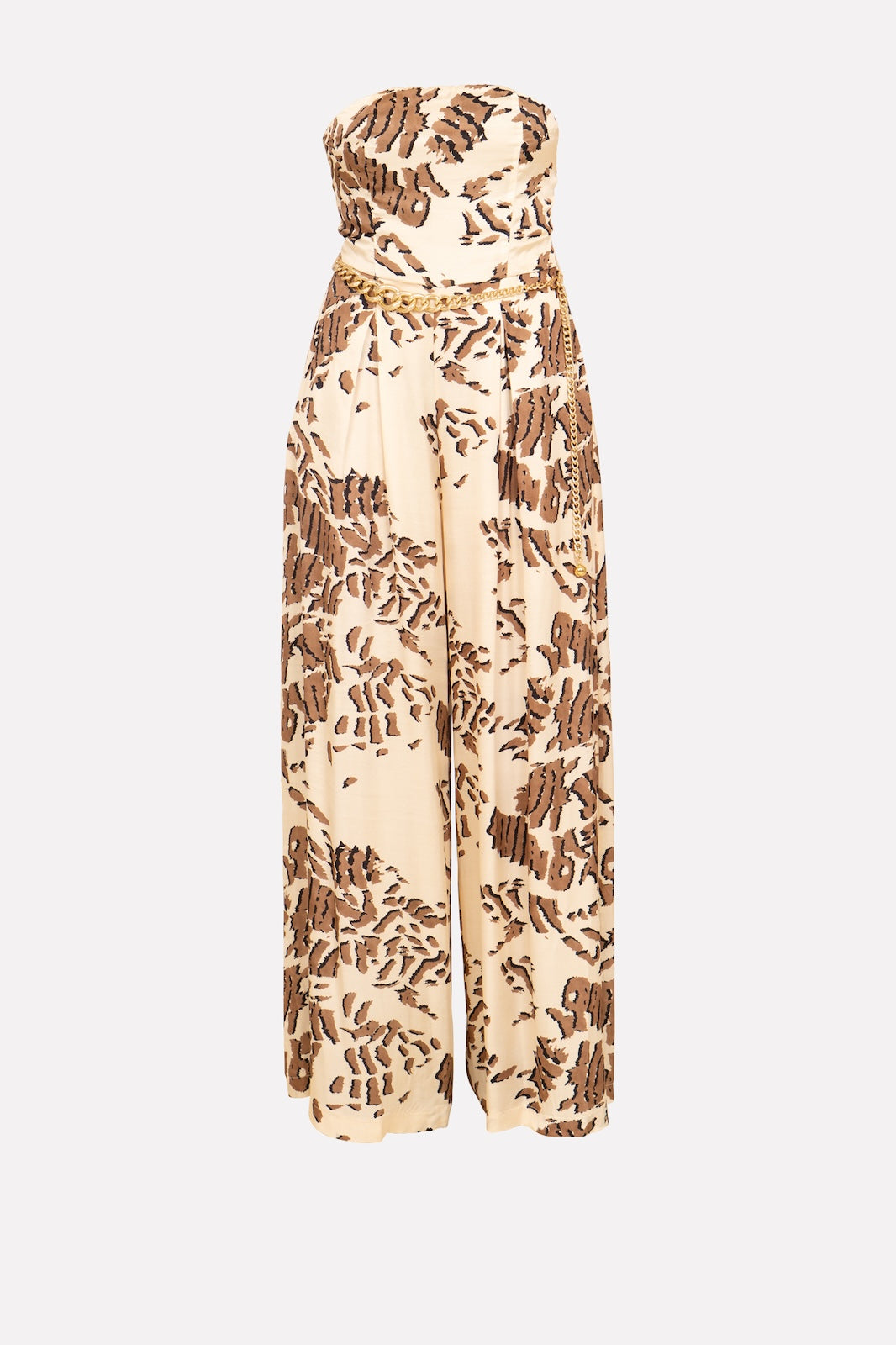 Tuta fascia zebrata con cintura No-nà