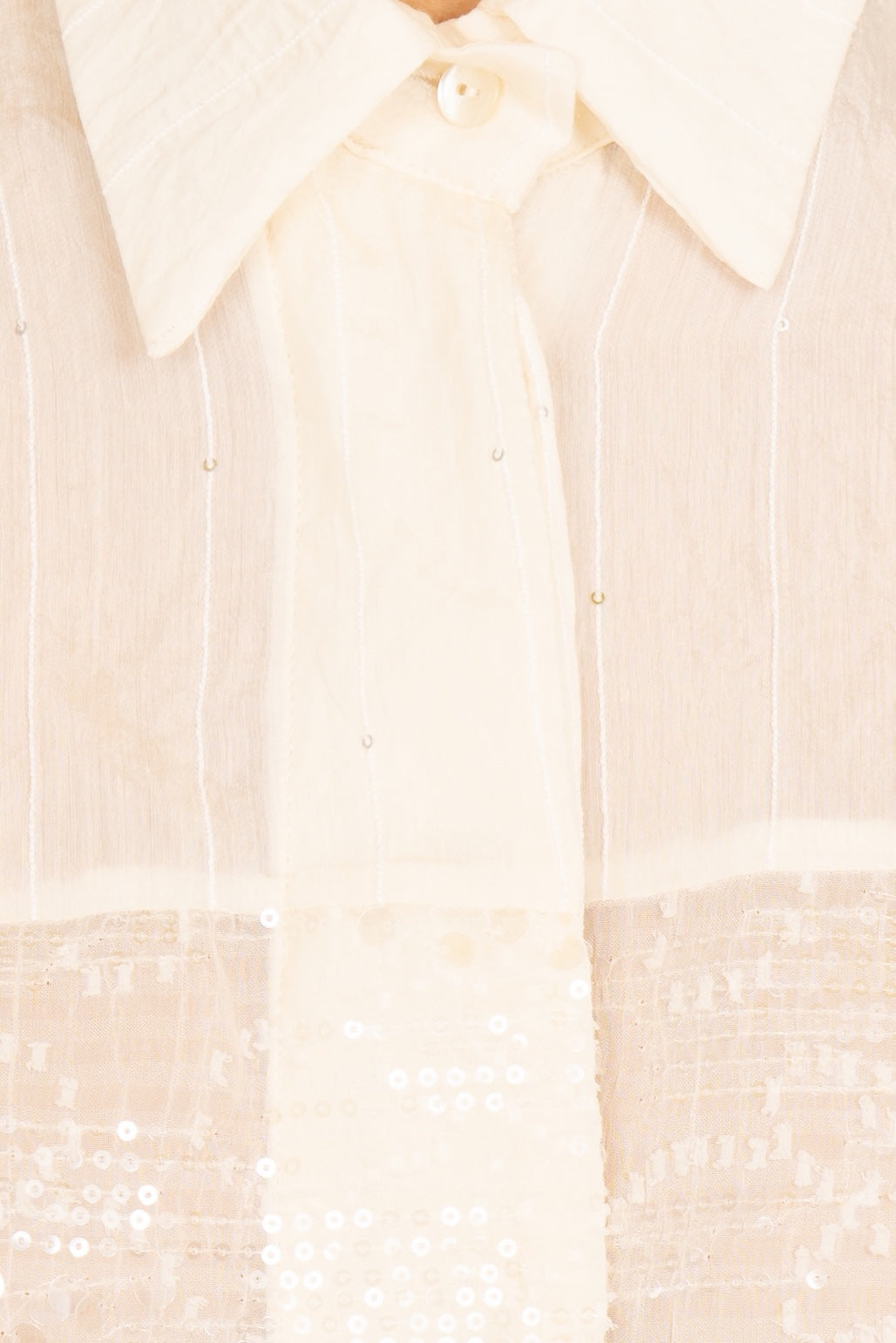 Camicia ricamo paillettes No-nà