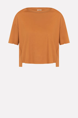 T-shirt scollo barca con tagli No-nà