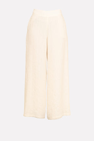 Pantalone ampio con micro paillettes No-nà