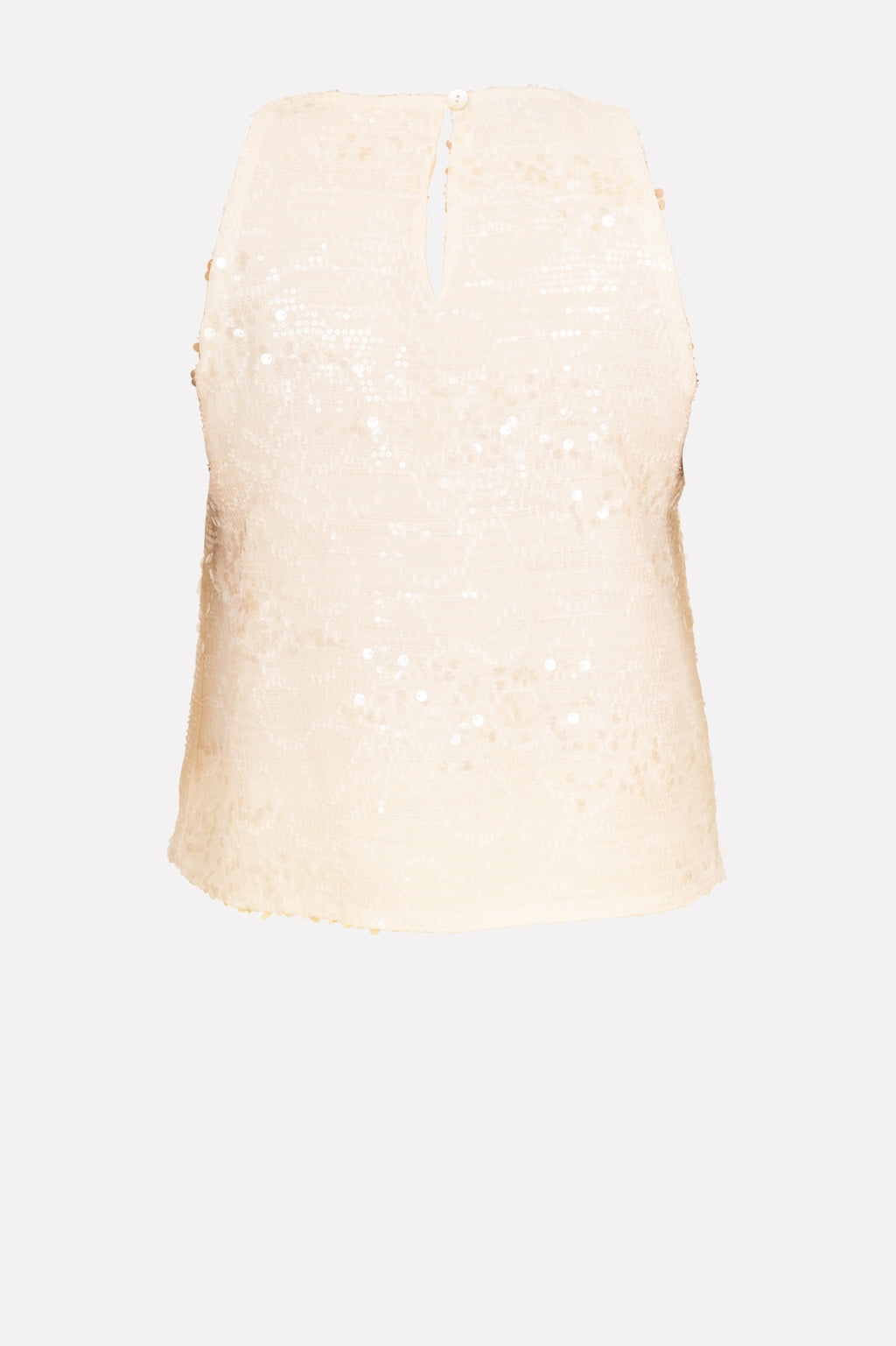 Top con collana ricamo paillettes No-nà