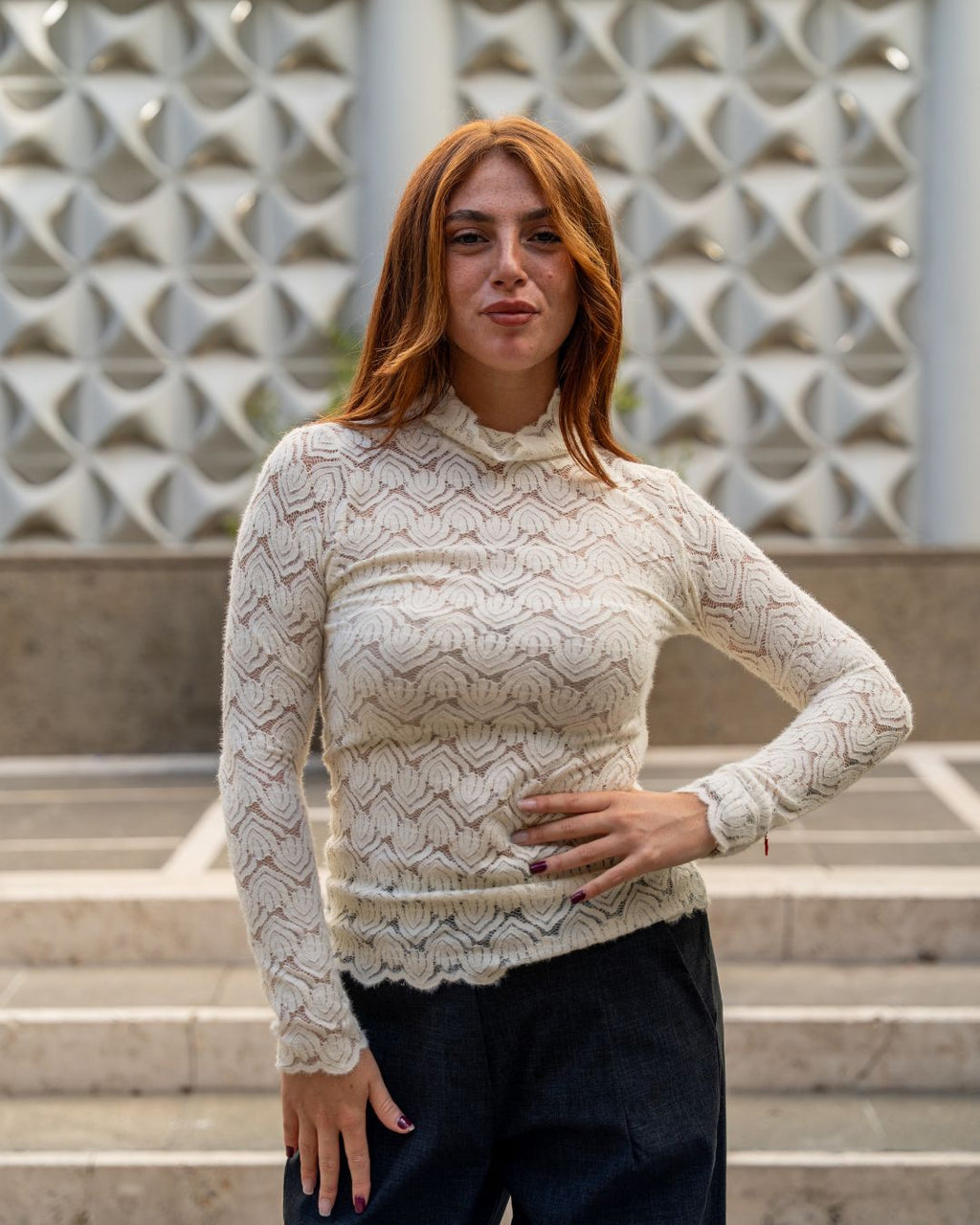 Maglia dolcevita crochet Siste's