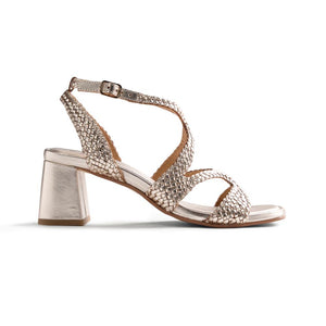 Sandali con tacco intrecciate davanti Mohoro