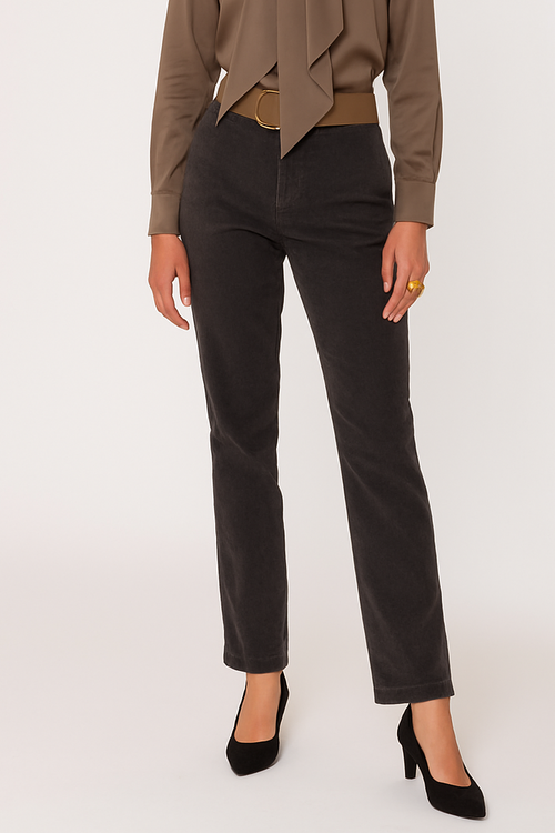 Pantalone chinos in velluto di Cotone No-Nà