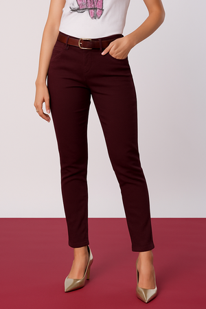 Pantalone cinque tasche in Cotone No-Nà