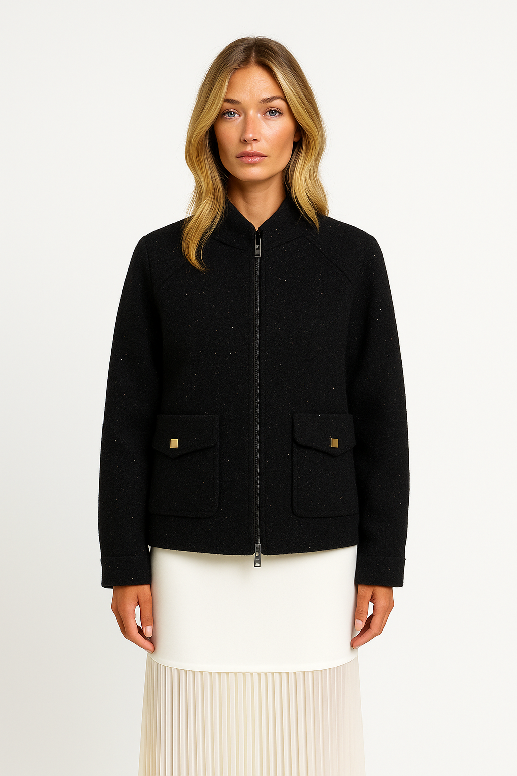 Cappetta corta con brillantini modello Criolite di Patrizia Parma