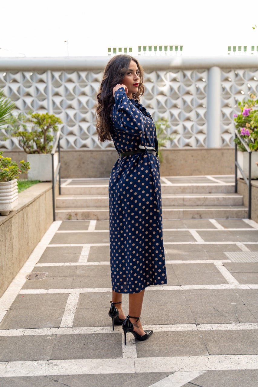 Abito pois con cintura No-Nà