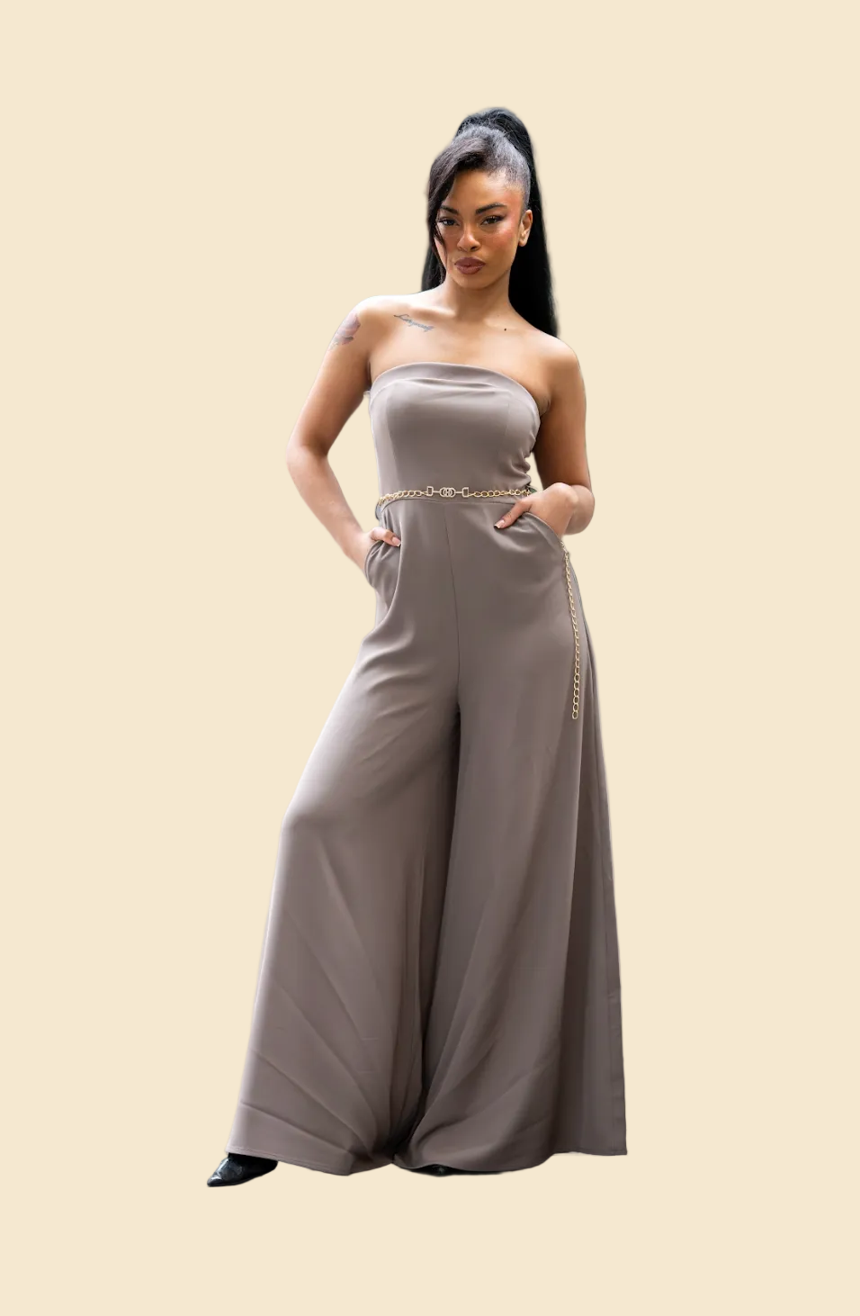 Tuta fascia con cintura gioiello Siste's