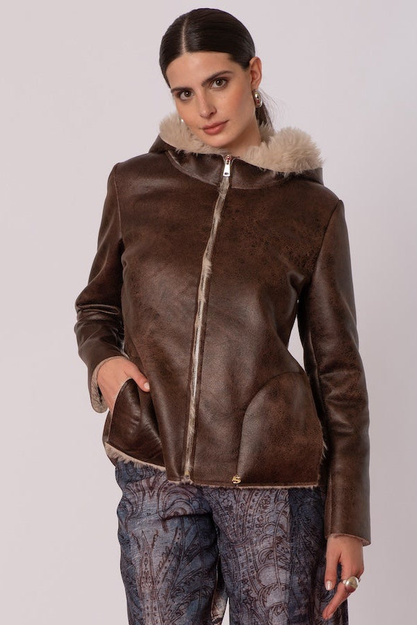 Ecomontone con cappuccio Siste's