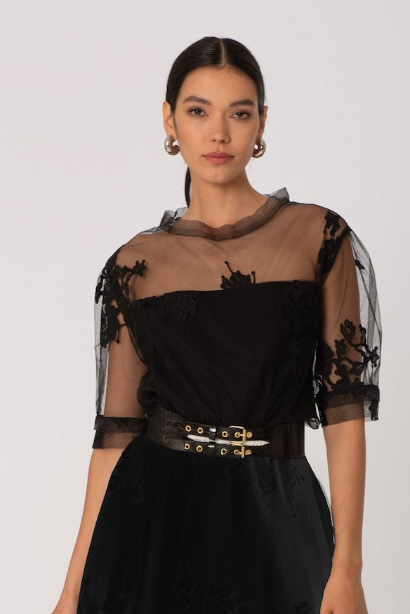 Top pizzo trasparente Siste's